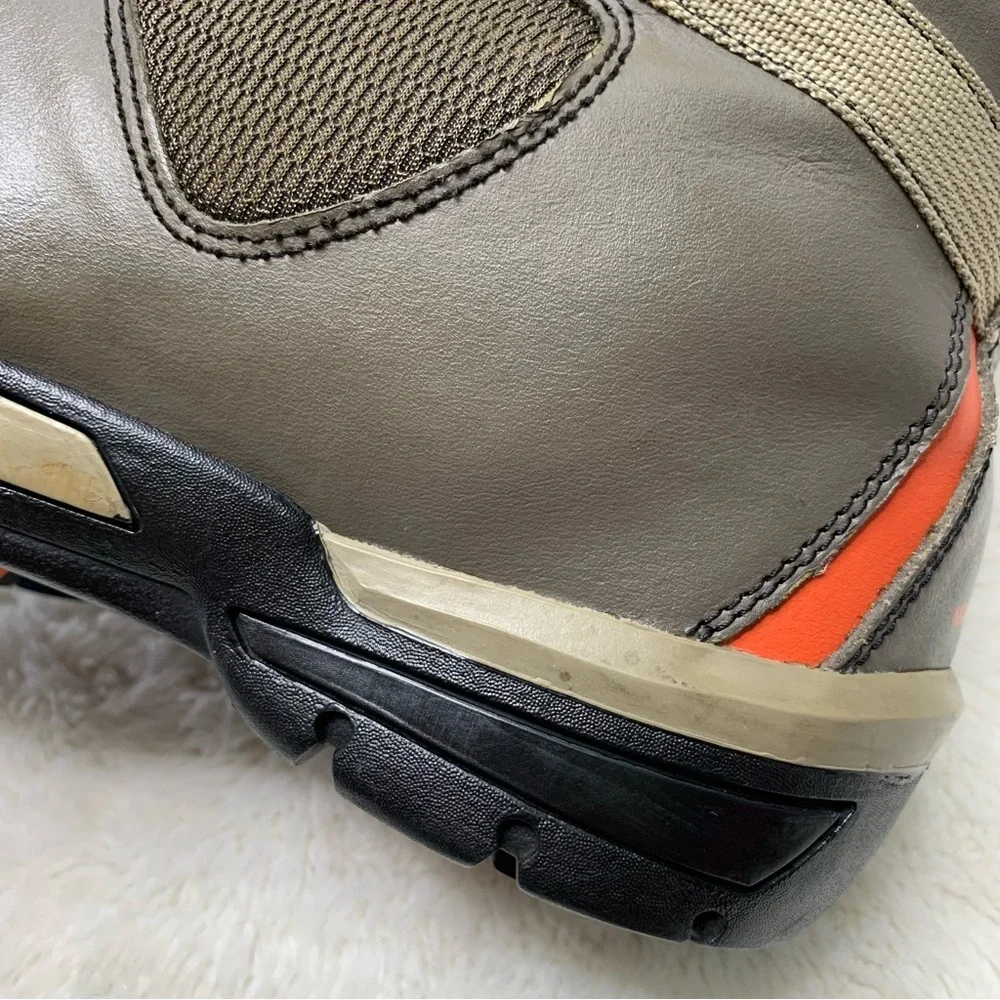 Sorel Big Kids Method 360 Brown Leather Snow Boots Waterproof Size 6 US / 38 EU